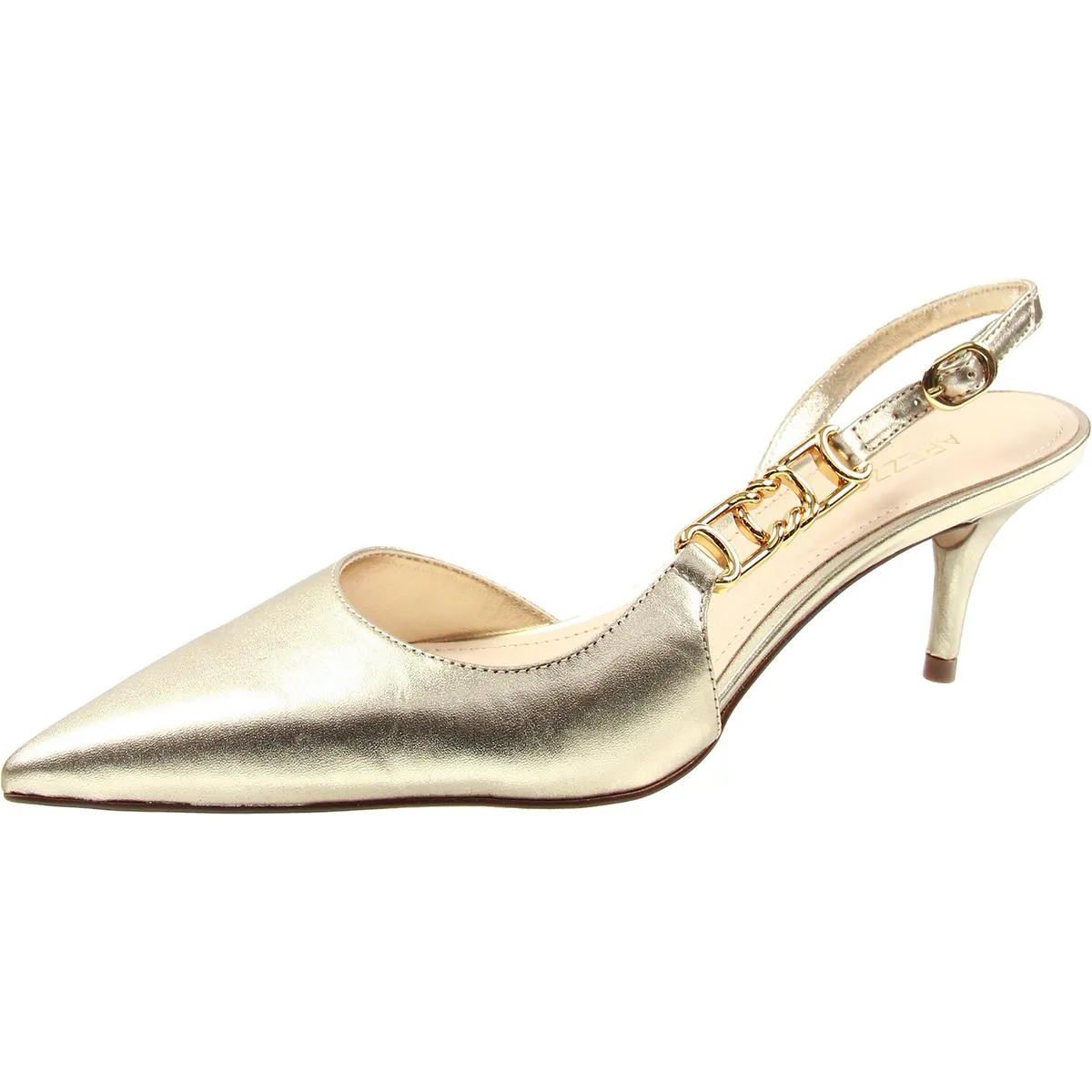 Fechado Salo Baixo Womens Strappy Manmade Pumps