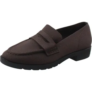 Feobe Knit Womens Knit Man Made Loafers