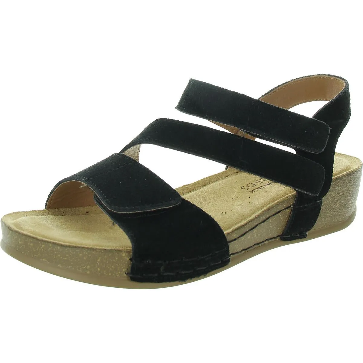 Fern Womens Adjustable Faux Leather Ankle Strap