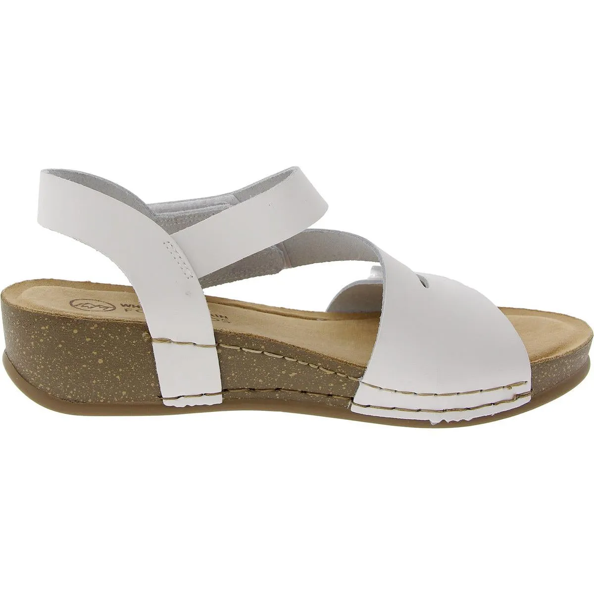 Fern Womens Adjustable Faux Leather Ankle Strap