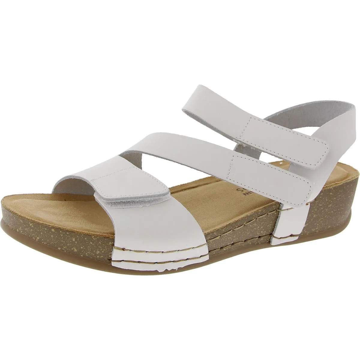 Fern Womens Adjustable Faux Leather Ankle Strap