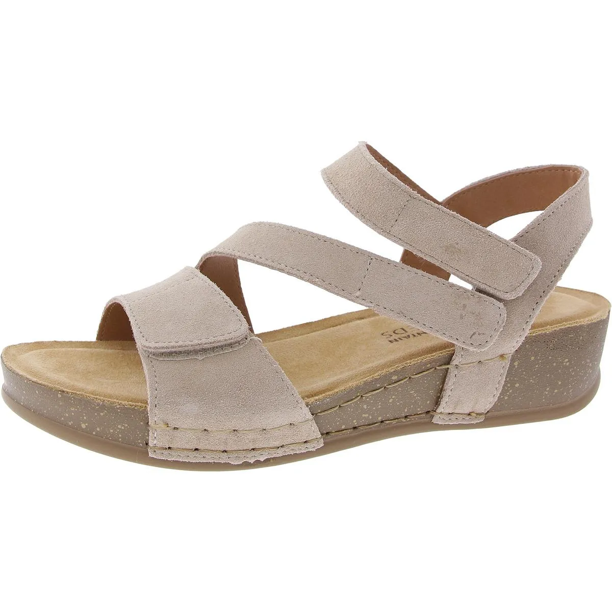 Fern Womens Adjustable Faux Leather Ankle Strap