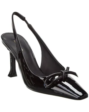 Ferragamo Arlene Bow Patent Slingback Pump