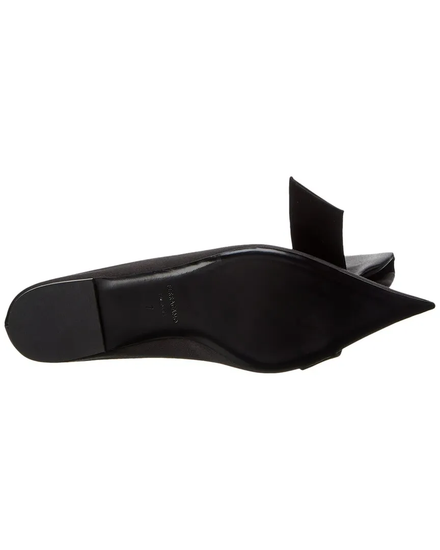 Ferragamo Emii T Satin Flat