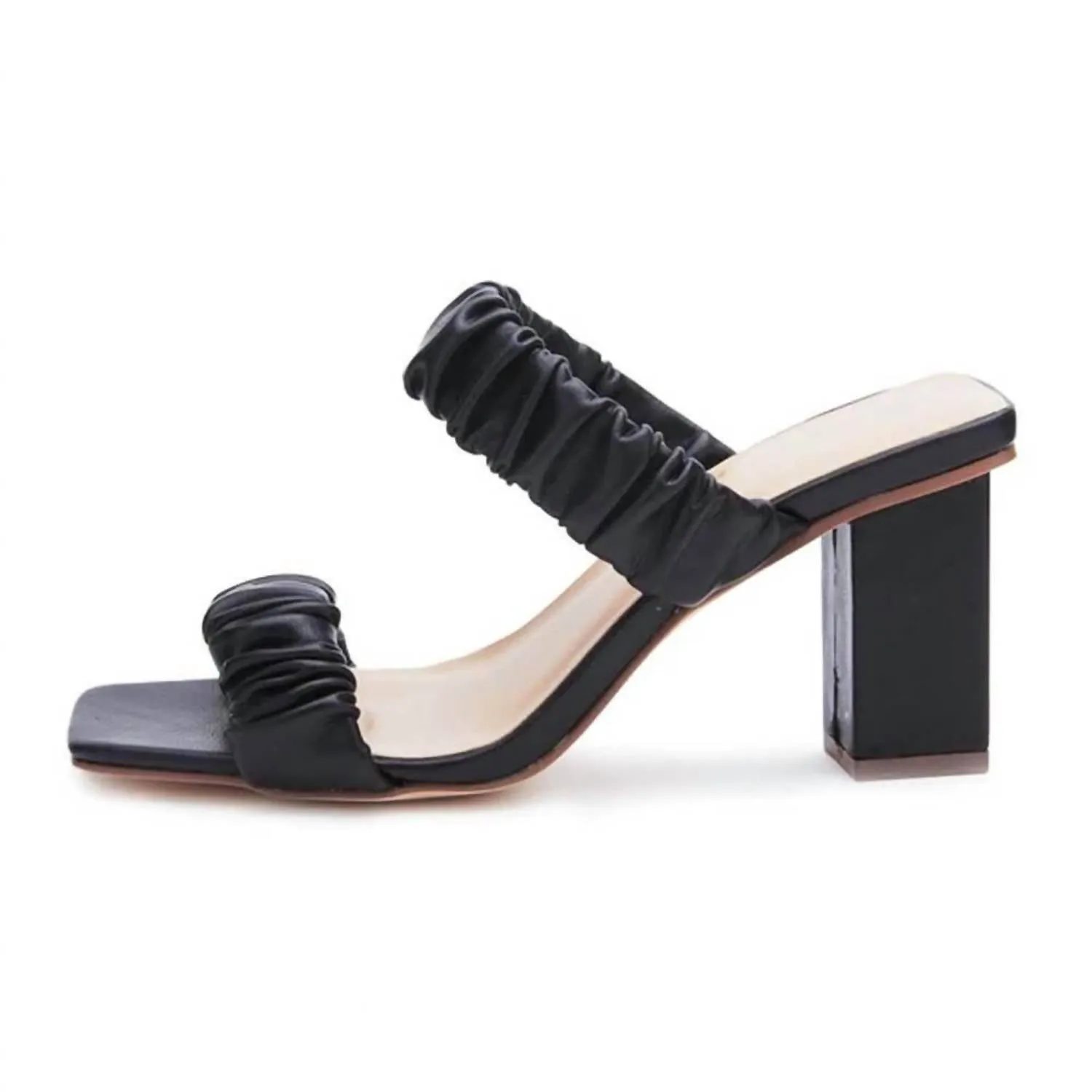 First Love Heeled Sandal In Black