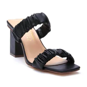 First Love Heeled Sandal In Black