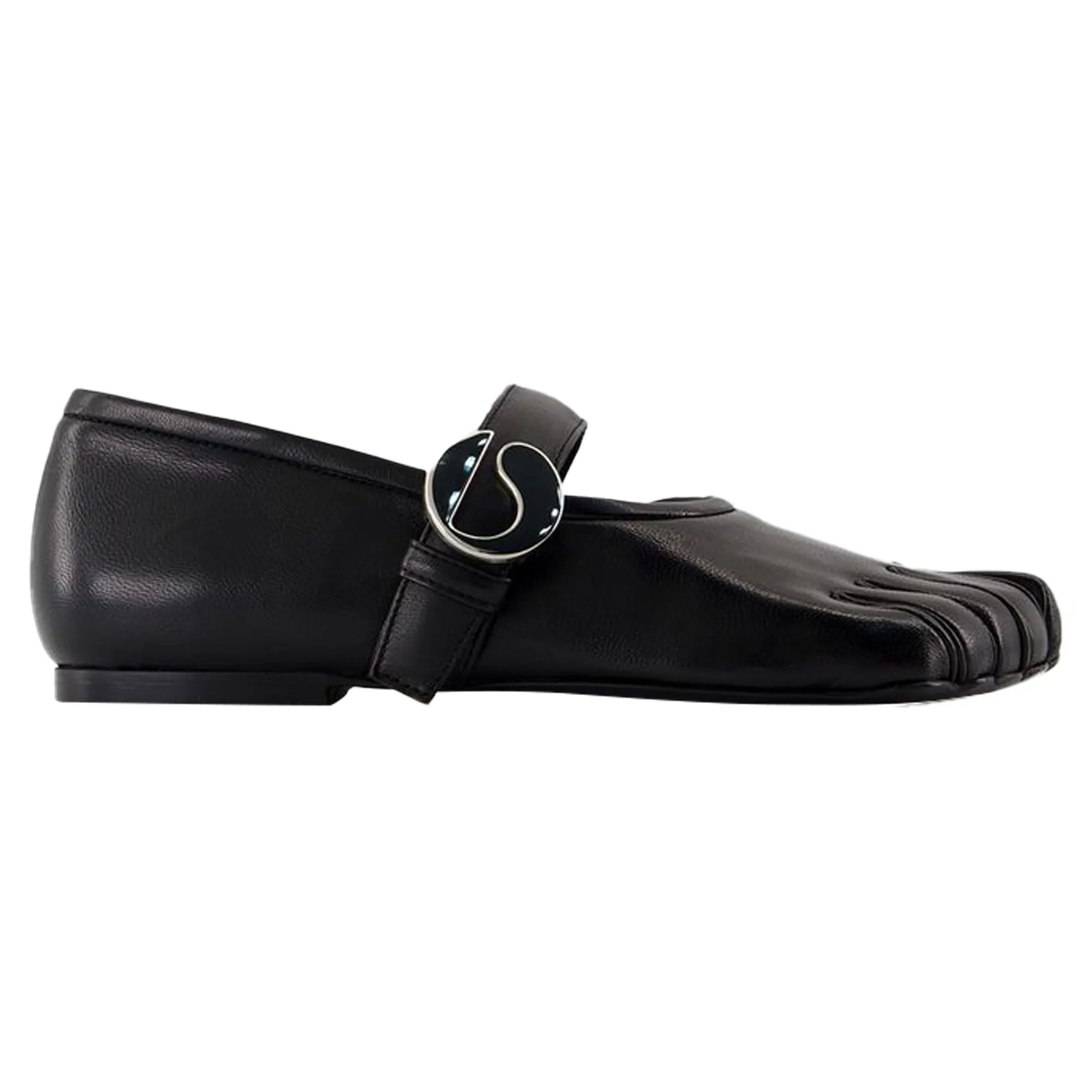 Five Toe Belt Ballerinas - Coperni - Leather - Black