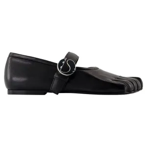 Five Toe Belt Ballerinas - Coperni - Leather - Black