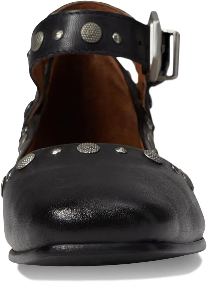 Free People Women's Mystic Mary Jane Ballet Flat, Black