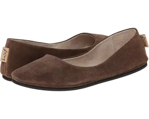 French Sole Sloop Flat Women's US 12 Chocolate Suede Slip-On Pump Shoes ZPO1825 (Brown,12)