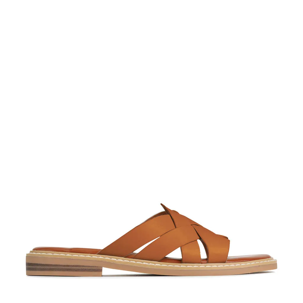 GARI STRAP SLIDE SANDALS