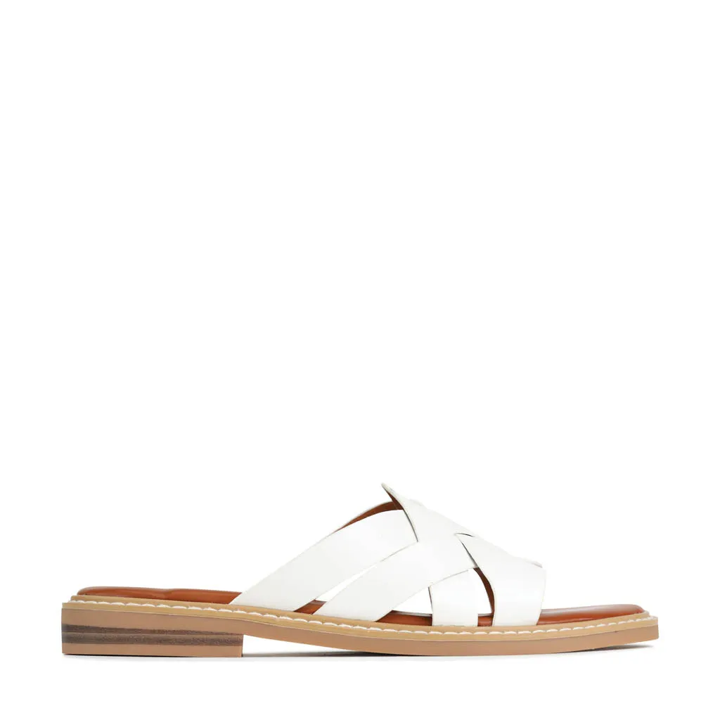 GARI STRAP SLIDE SANDALS