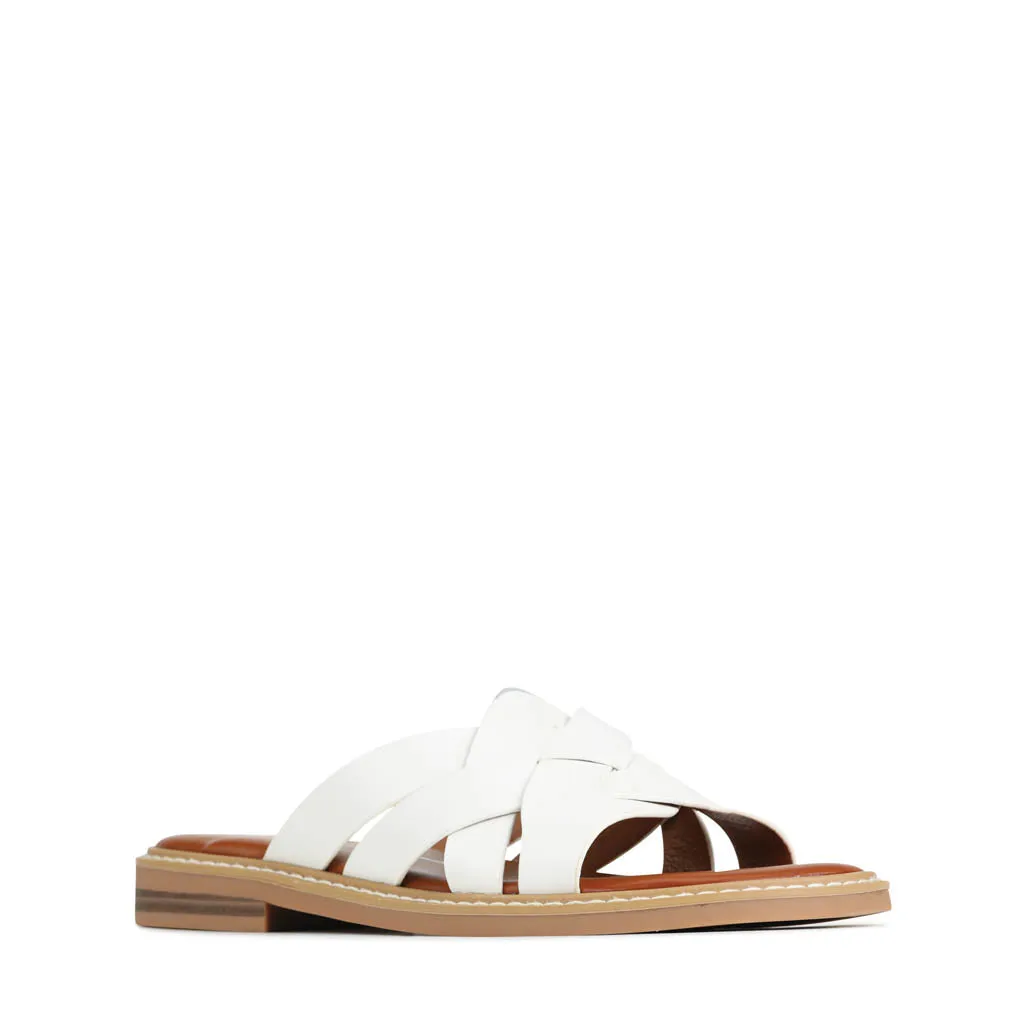 GARI STRAP SLIDE SANDALS