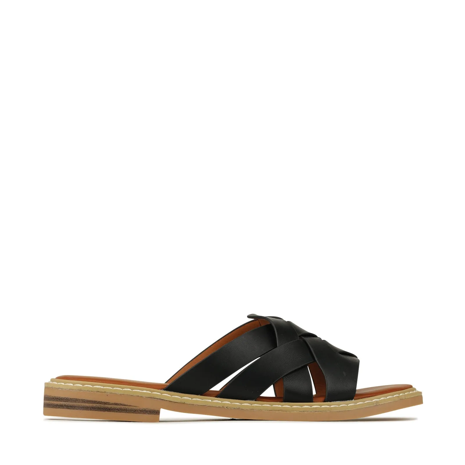 GARI STRAP SLIDE SANDALS