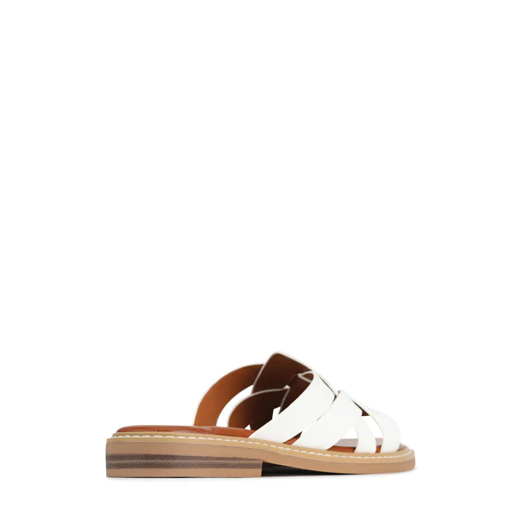 GARI STRAP SLIDE SANDALS
