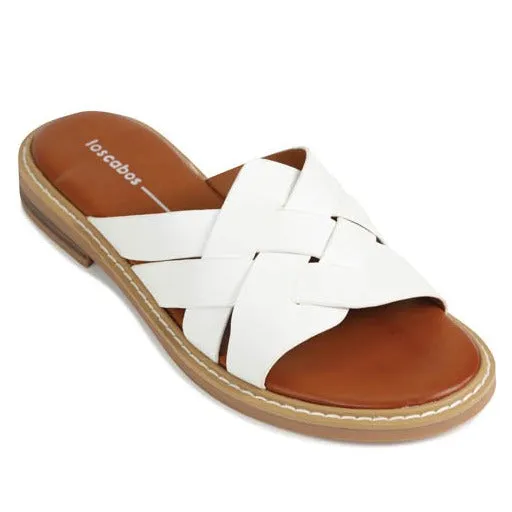 GARI STRAP SLIDE SANDALS