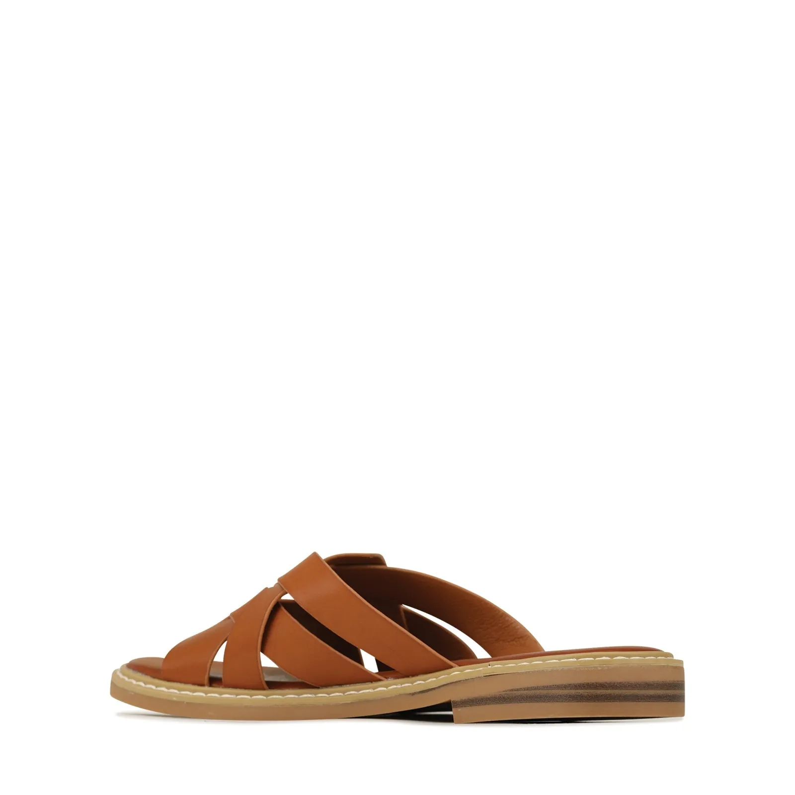GARI STRAP SLIDE SANDALS