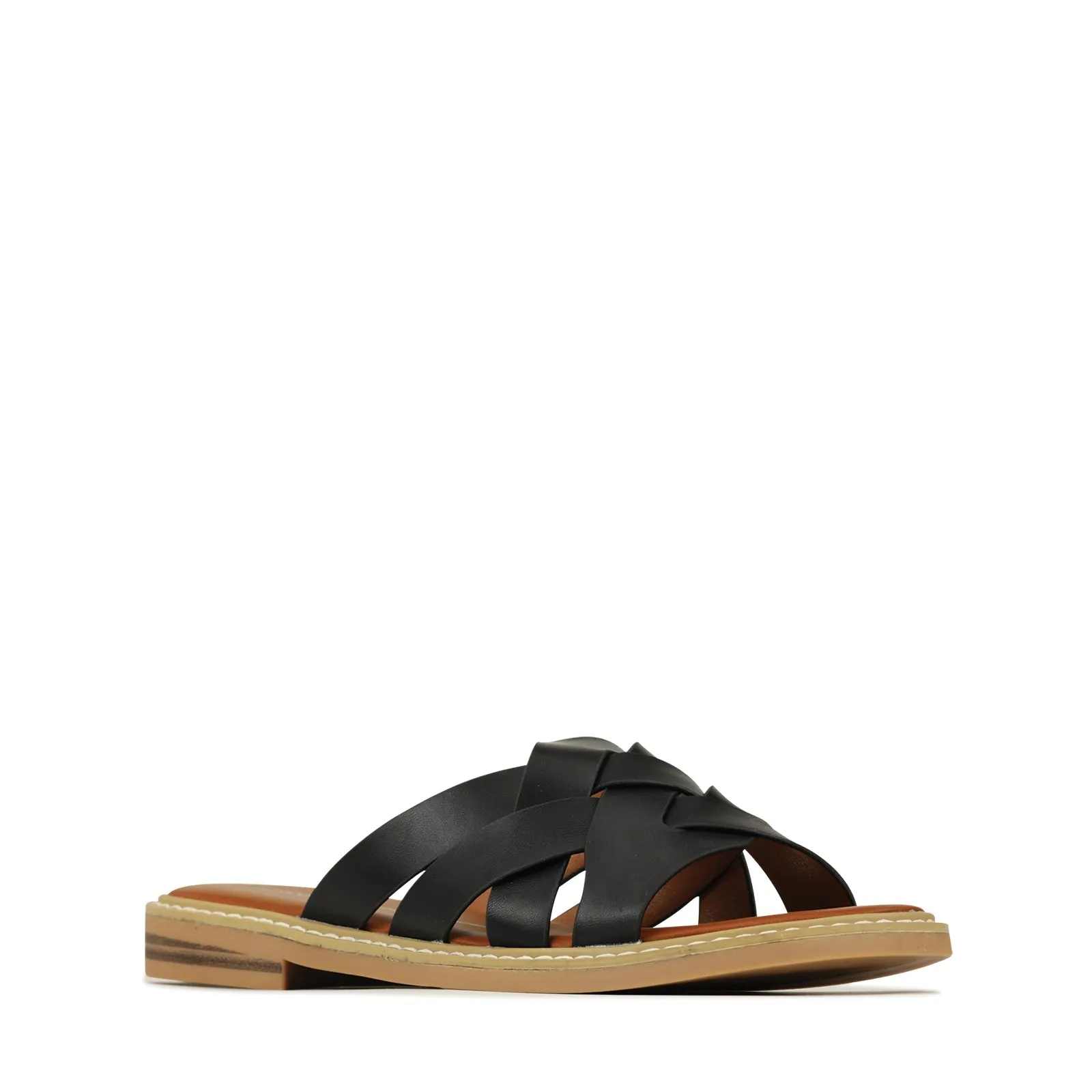 GARI STRAP SLIDE SANDALS