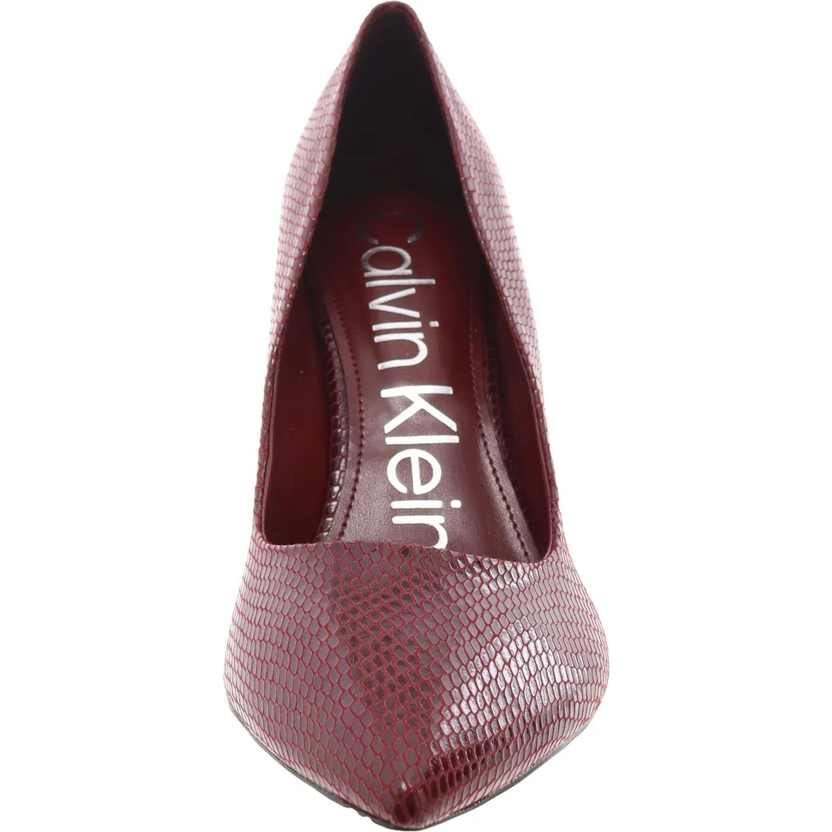GAYLE3 Womens Cushioned Footbed Denim Pumps