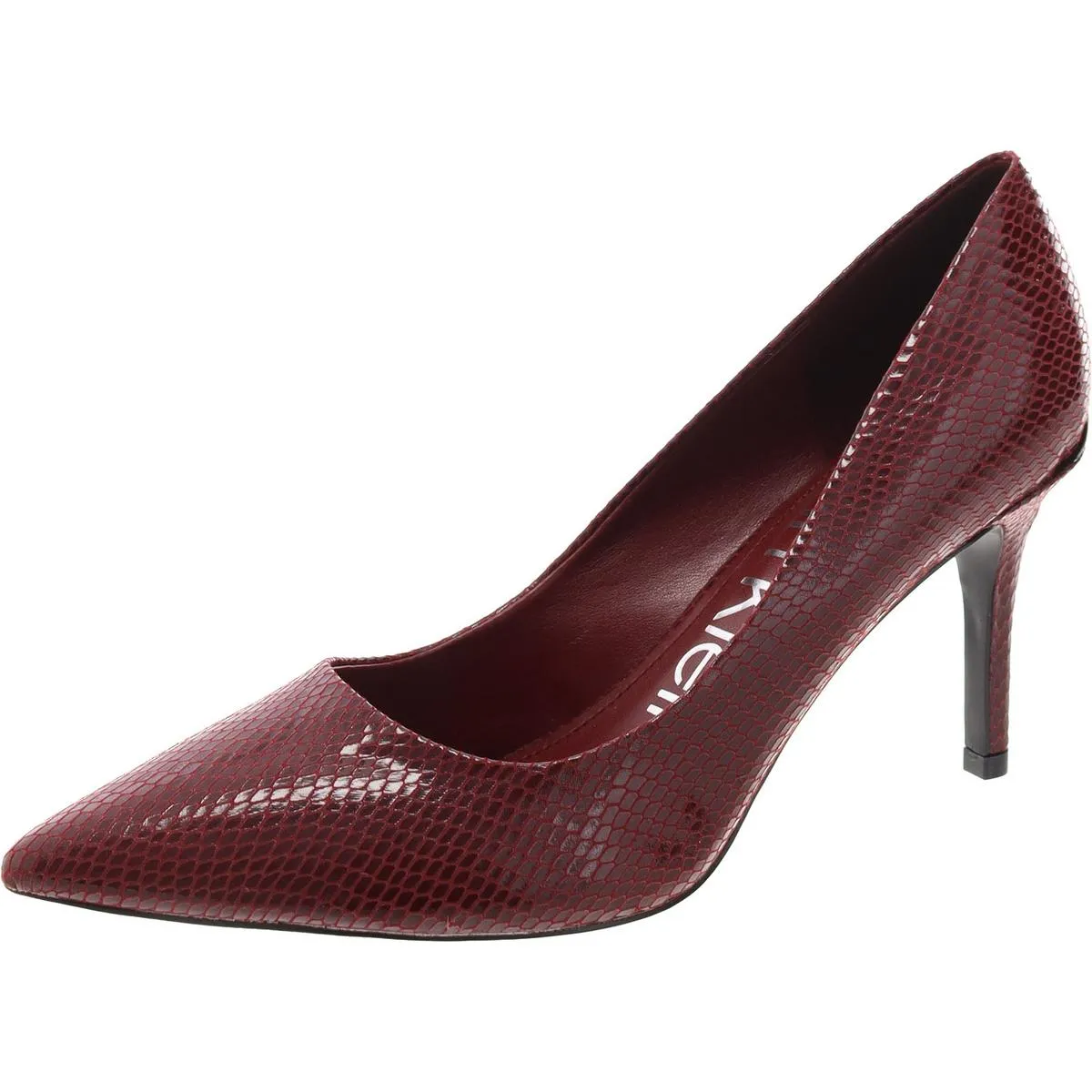 GAYLE3 Womens Cushioned Footbed Denim Pumps