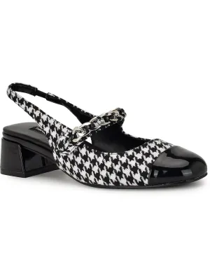 Geko 2 Womens Pumps Round Toe Slingback Heels