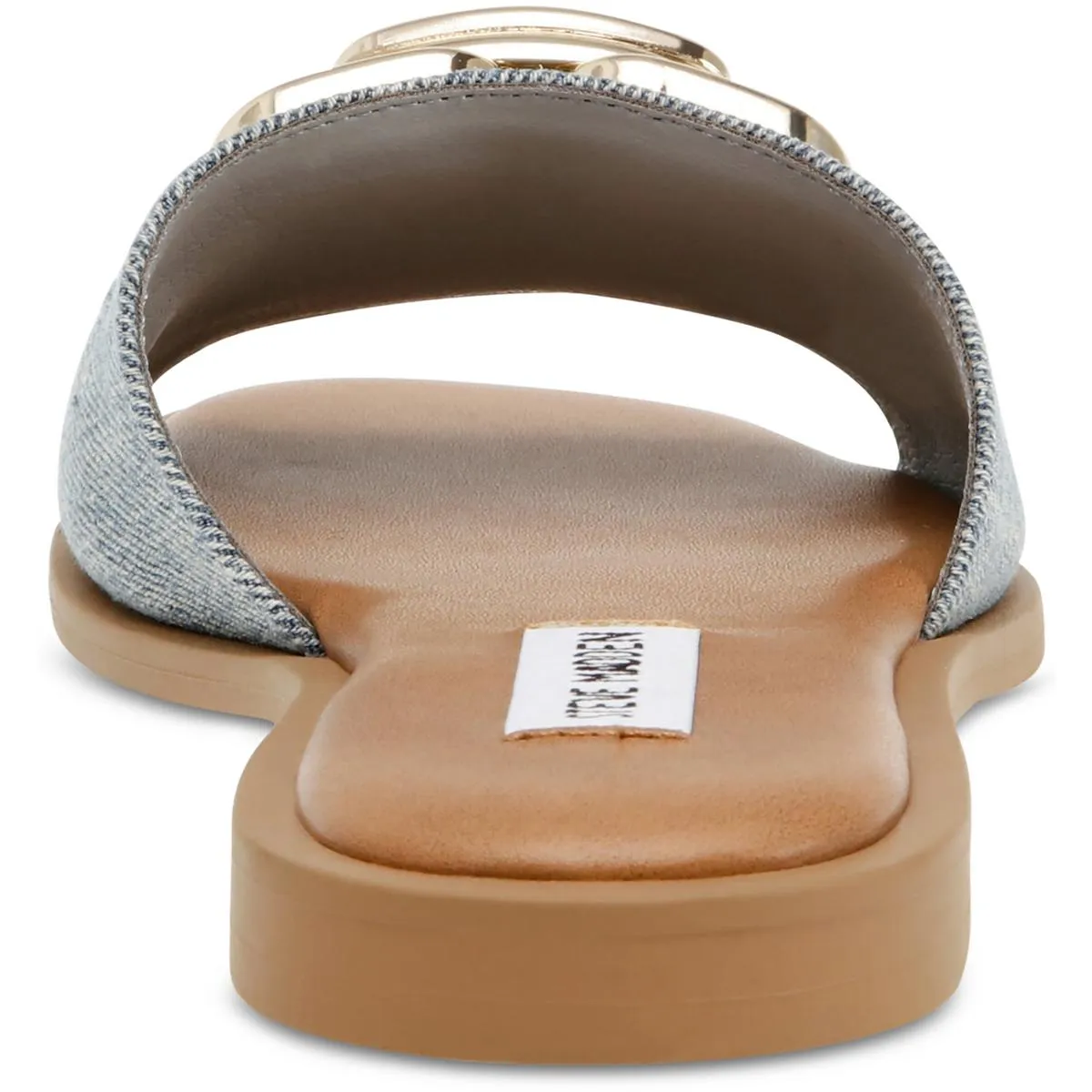Gene Womens Slide Square Open Toe Slide Sandals