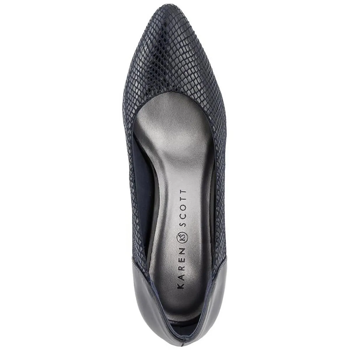 Gillian Womens Snake Print Slip-On Pumps