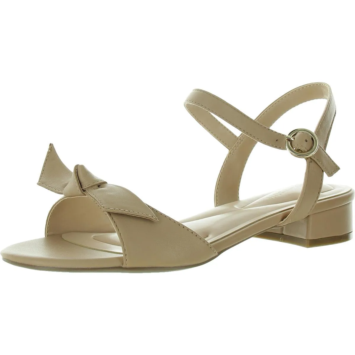 Ginova Womens Strappy Faux Leather Slingback Sandals