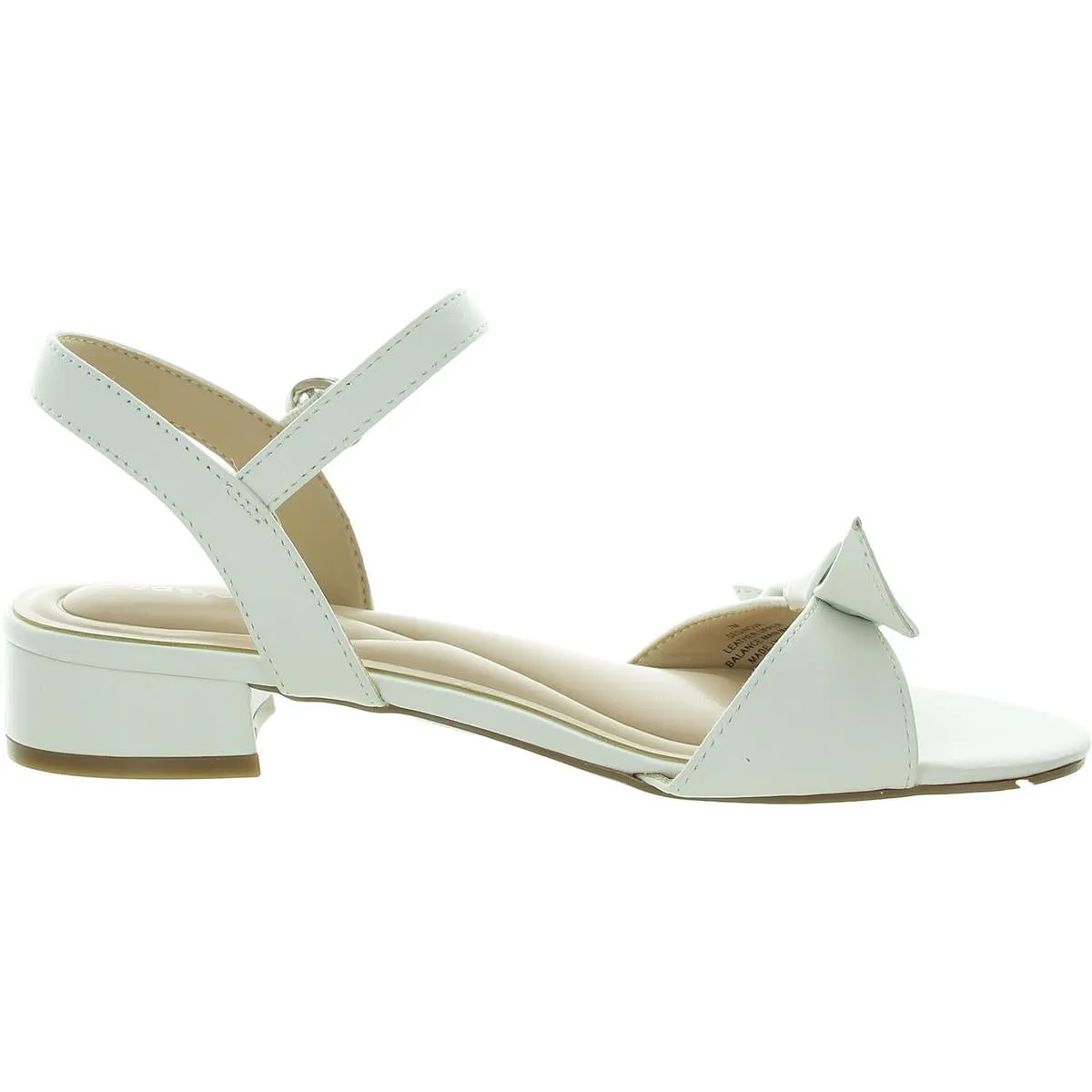Ginova Womens Strappy Faux Leather Slingback Sandals