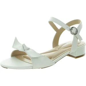 Ginova Womens Strappy Faux Leather Slingback Sandals