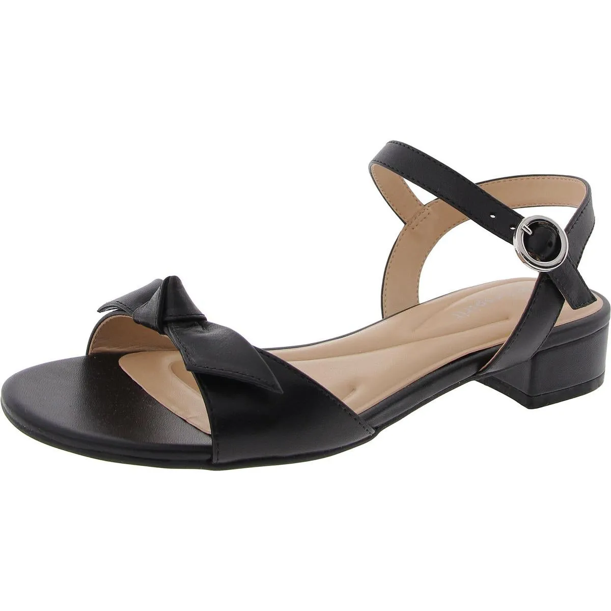 Ginova Womens Strappy Faux Leather Slingback Sandals