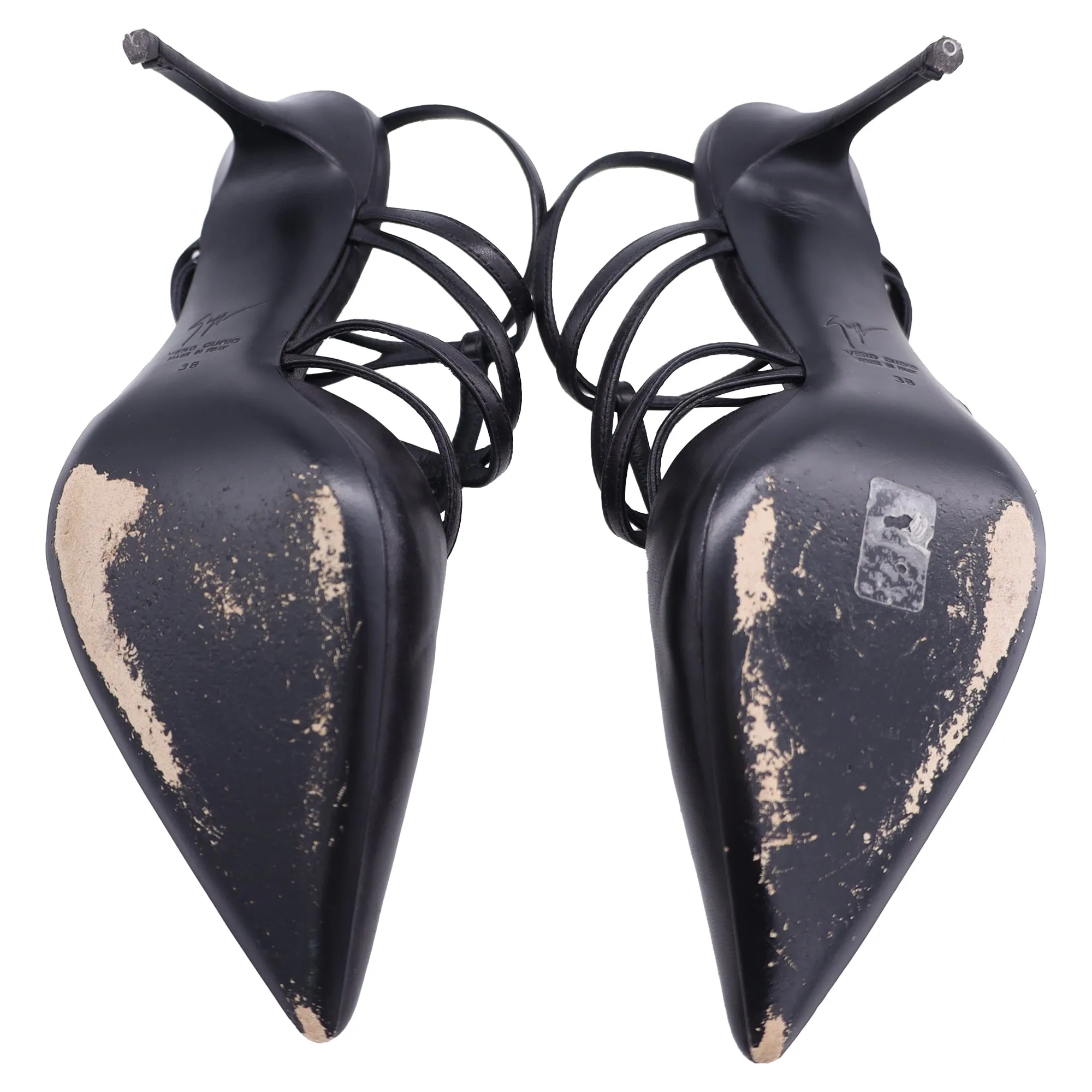 Giuseppe Zanotti Natasha Pumps in Black Leather