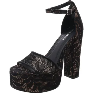 Glam Womens Solid Platforms Dress Sandals