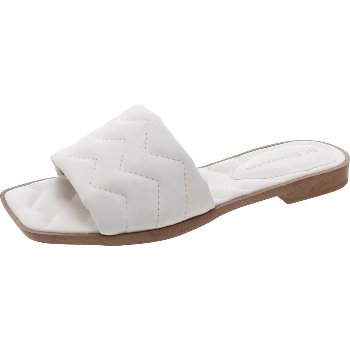 GN226010 Womens Textured Faux Leather Flat Shoes