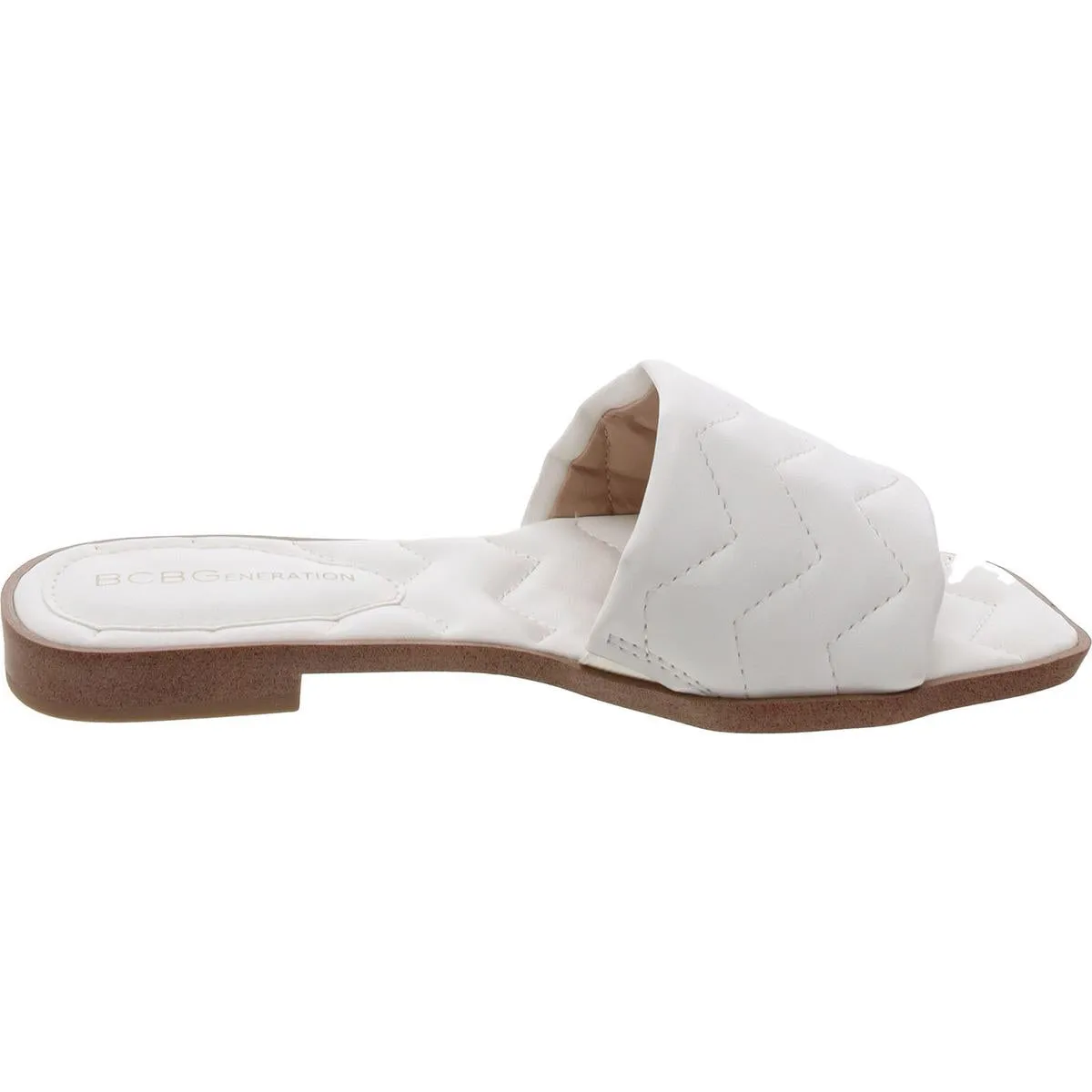 GN226010 Womens Textured Faux Leather Flat Shoes