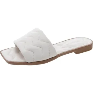 GN226010 Womens Textured Faux Leather Flat Shoes