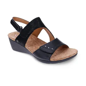 Grenada Sandal - Medium Width In Black