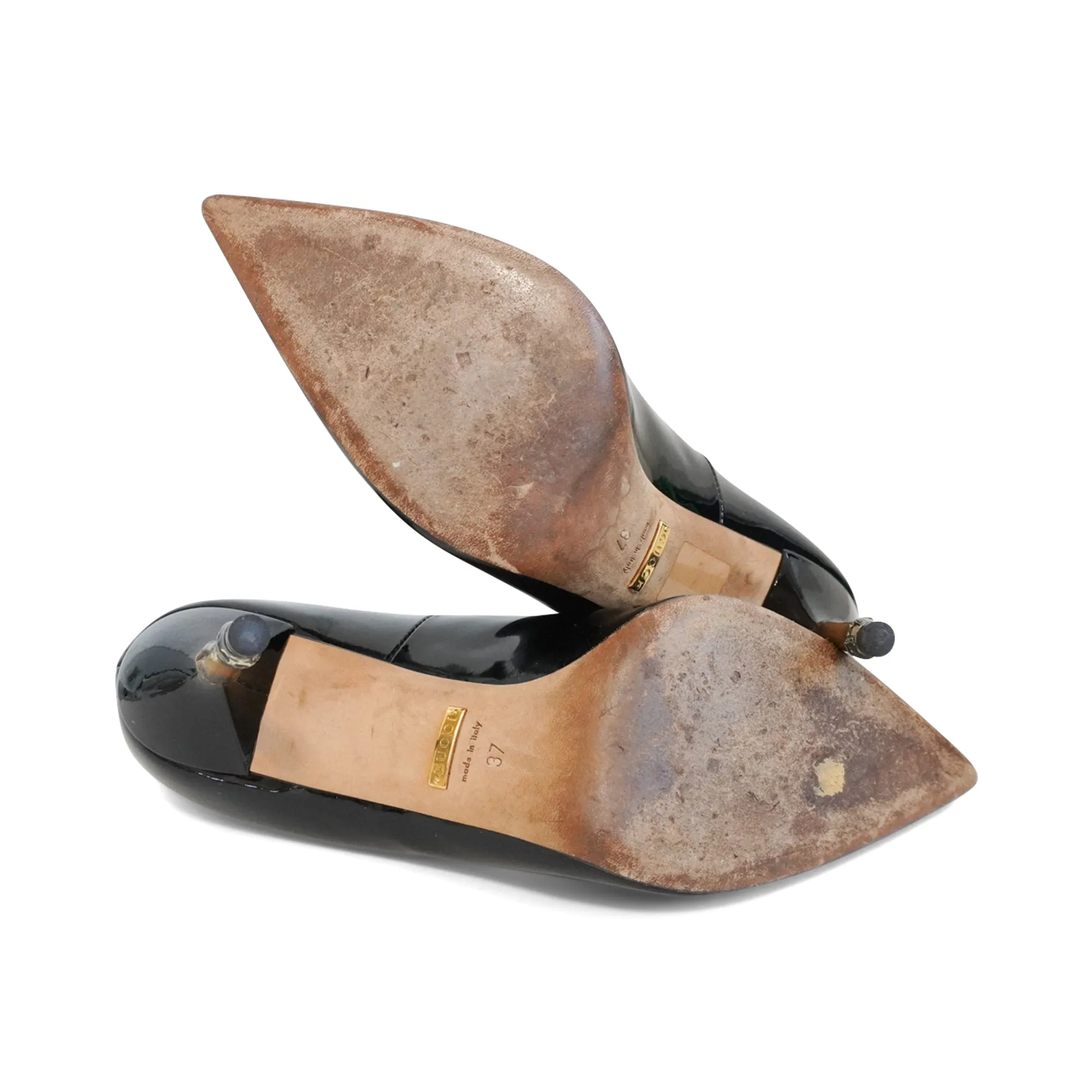 Gucci Bamboo Heel Pumps - Women's 37