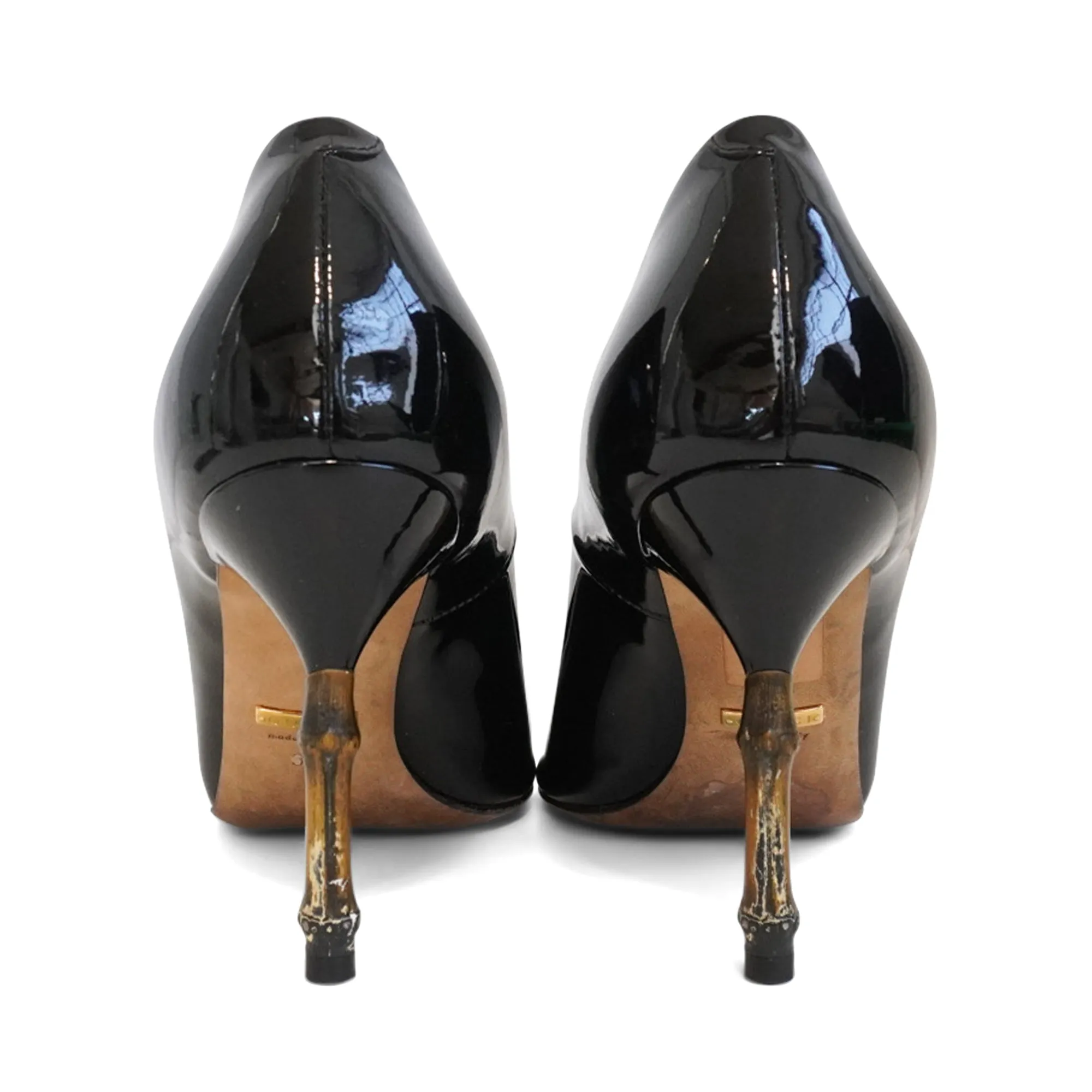 Gucci Bamboo Heel Pumps - Women's 37