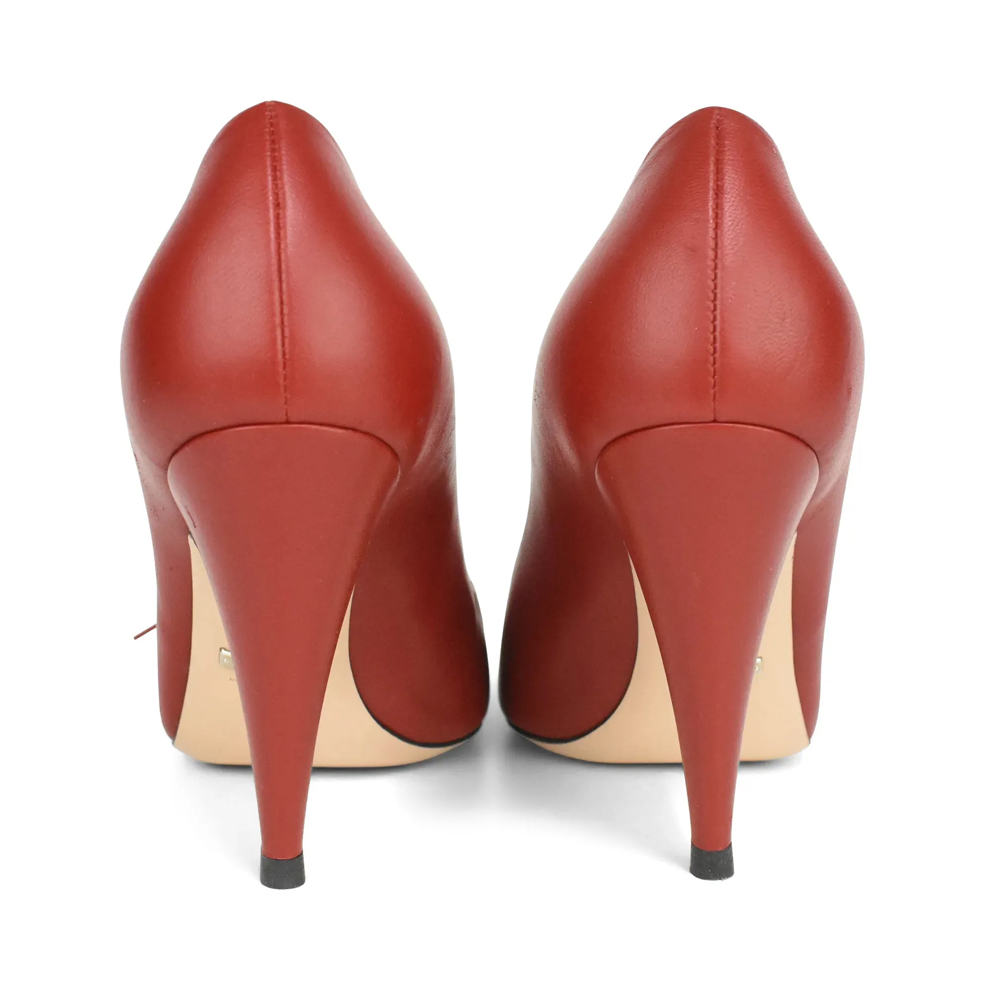 Gucci 'N8 Hibiscus Red' Pumps - Women's 38