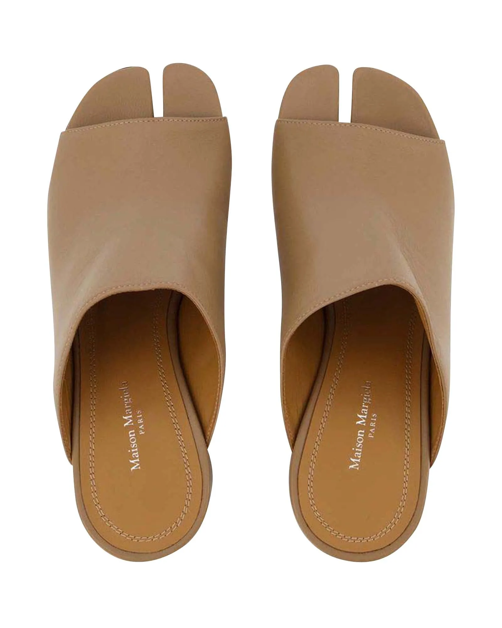 Hannah Sandals - Maison Margiela - Chamois - Leather
