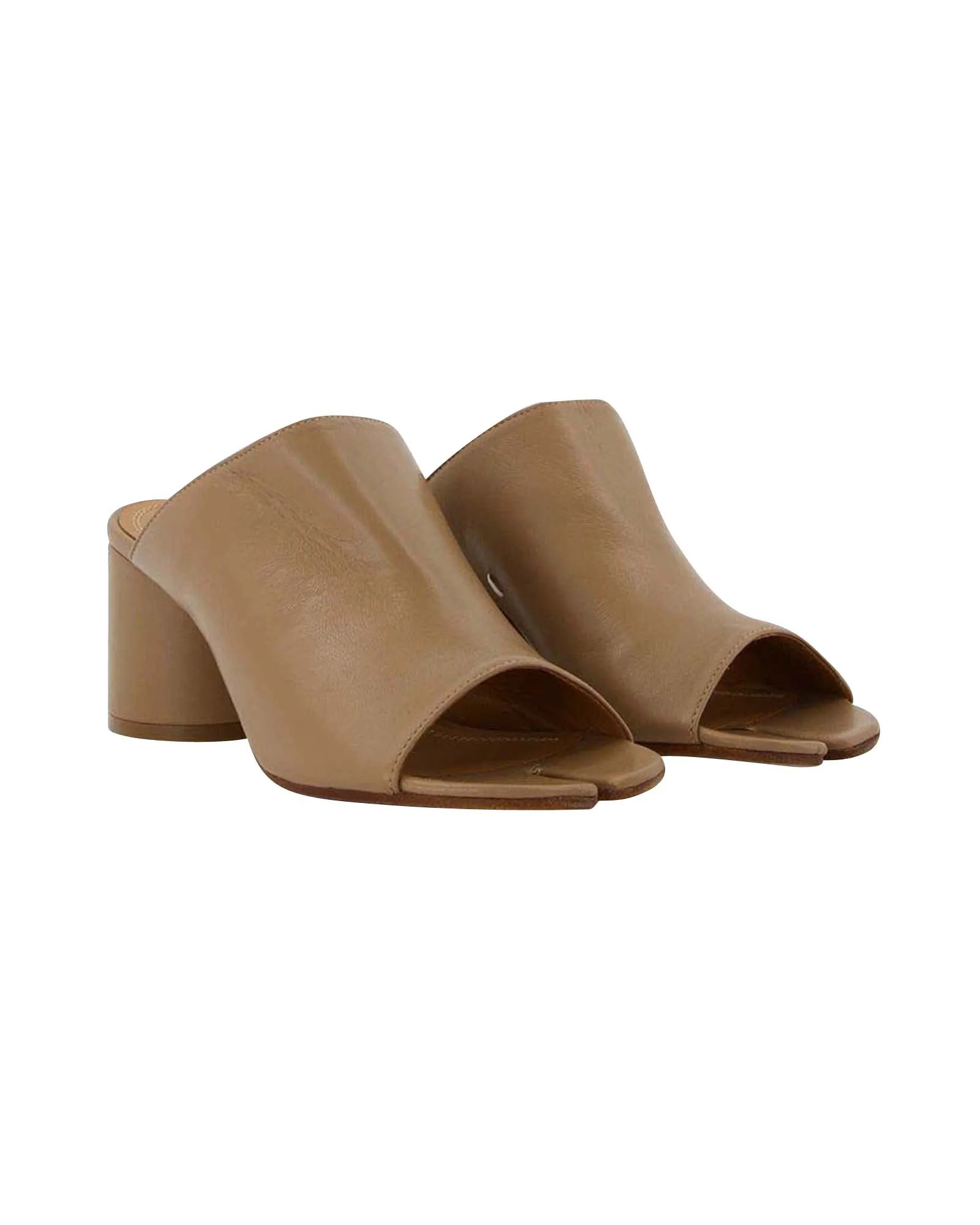 Hannah Sandals - Maison Margiela - Chamois - Leather