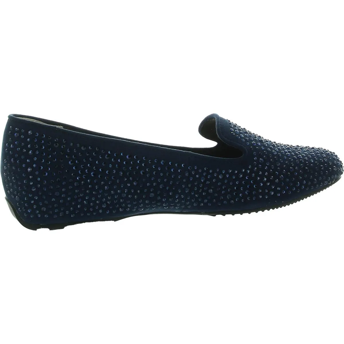 Hanuko Womens Embellished Faux Suede Fashion Loafers