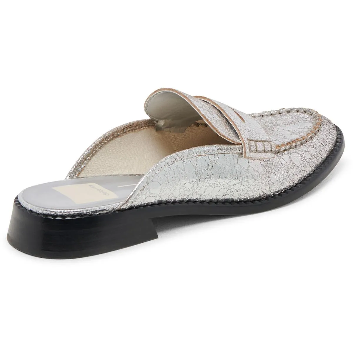 Havan Womens Metallic Leather Loafers