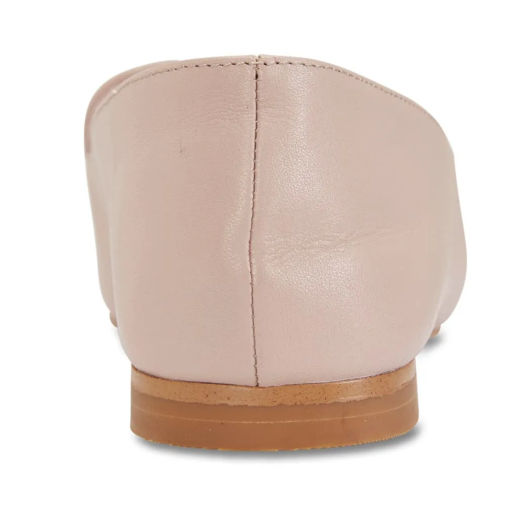 Haven Loafer in Pale Pink Leather