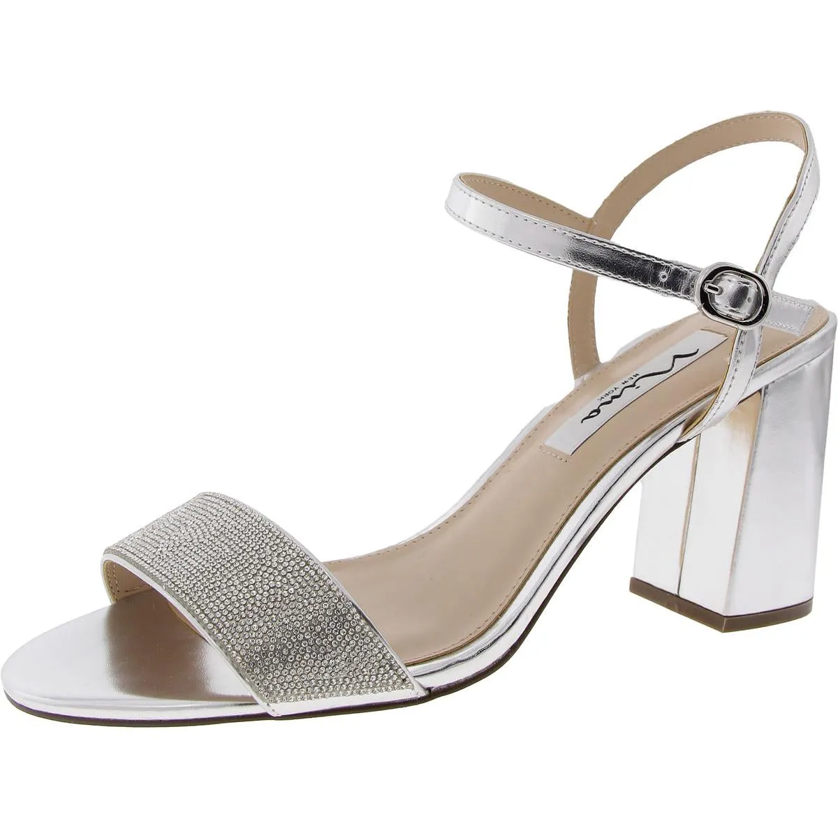 Haven Womens Leather Slingback Heel Sandals