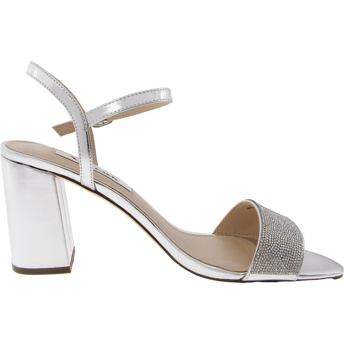 Haven Womens Leather Slingback Heel Sandals