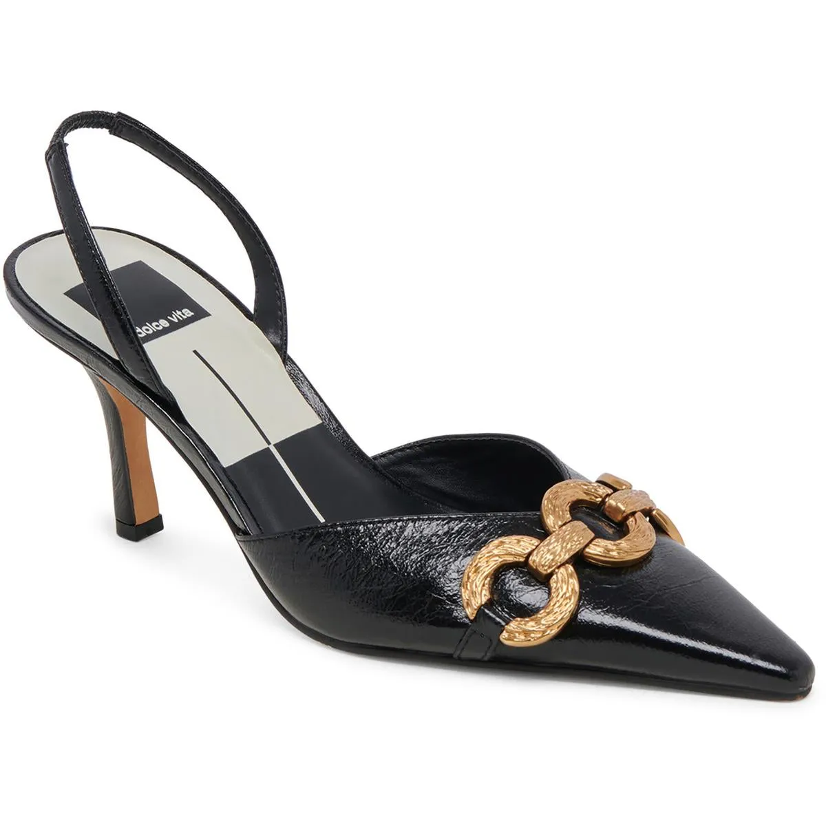 Haylee Womens Suede Pointed Toe Slingback Heels