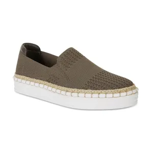 Heart Sneaker in Khaki Fabric
