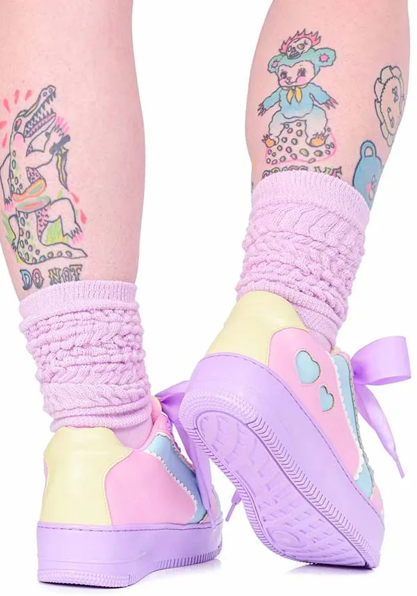 Heartbeat [Rainbow] Colourblock | SNEAKERS